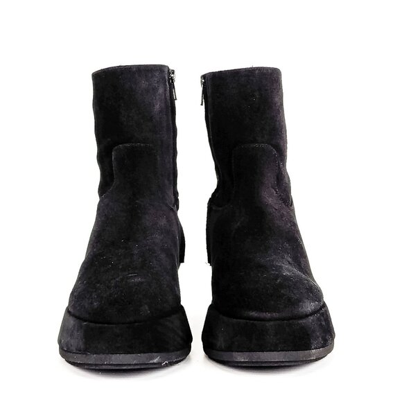Paloma Barcelo Women Rigel Platform Festival Black Suede Zip Boots 7-7.5US EUR38 - Picture 2 of 8